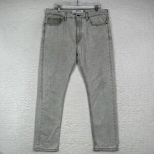 Levi's Jeans Mens 36x30 Gray Denim 511 Slim Fit Straight Light Wash Stretch